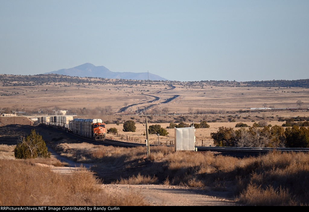 BNSF 7410 Rear DPU